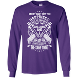 Money and Happiness Pro Gun Rights Long Sleeve T-Shirt