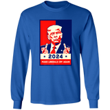 Trump 2024 Make Liberals Cry Again Long Sleeve T-Shirt