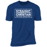 Straight Conservative Christian Premium Short Sleeve Tee