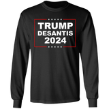 Trump Desantis 2024 Long Sleeve T-Shirt