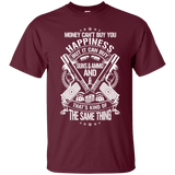 Money and Happiness Pro-Gun Rights T-Shirt