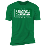 Straight Conservative Christian Premium Short Sleeve Tee