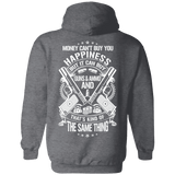 Money and Happiness Pro-Gun Rights Hoodie