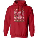 All I Want for Christmas is a New President Pullover Hoodie