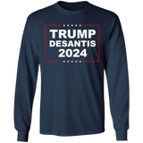 Trump Desantis 2024 Long Sleeve T-Shirt