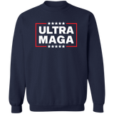 ULTRA MAGA Trump Supporters - Crewneck Pullover Sweatshirt