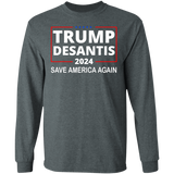 Trump Desantis 2024 LS Ultra Cotton T-Shirt