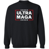 ULTRA MAGA Trump Supporters - Crewneck Pullover Sweatshirt