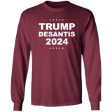 Trump Desantis 2024 Long Sleeve T-Shirt