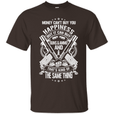 Money and Happiness Pro-Gun Rights T-Shirt