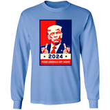 Trump 2024 Make Liberals Cry Again Long Sleeve T-Shirt