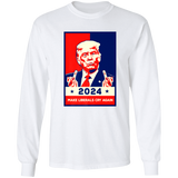 Trump 2024 Make Liberals Cry Again Long Sleeve T-Shirt