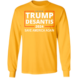 Trump Desantis 2024 LS Ultra Cotton T-Shirt