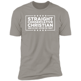Straight Conservative Christian Premium Short Sleeve Tee