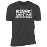 Straight Conservative Christian Premium Short Sleeve Tee