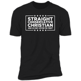 Straight Conservative Christian Premium Short Sleeve Tee