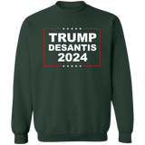 Trump Desantis 2024 Crewneck Pullover Sweatshirt