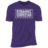 Straight Conservative Christian Premium Short Sleeve Tee