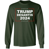 Trump Desantis 2024 Long Sleeve T-Shirt