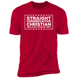 Straight Conservative Christian Premium Short Sleeve Tee
