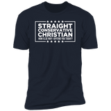 Straight Conservative Christian Premium Short Sleeve Tee