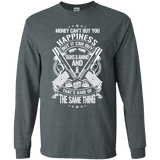 Money and Happiness Pro Gun Rights Long Sleeve T-Shirt