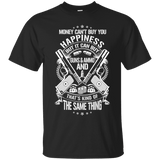 Money and Happiness Pro-Gun Rights T-Shirt