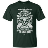 Money and Happiness Pro-Gun Rights T-Shirt