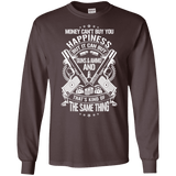 Money and Happiness Pro Gun Rights Long Sleeve T-Shirt