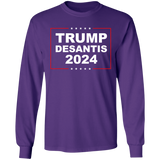 Trump Desantis 2024 Long Sleeve T-Shirt