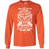 Money and Happiness Pro Gun Rights Long Sleeve T-Shirt