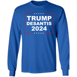 Trump Desantis 2024 Long Sleeve T-Shirt