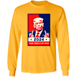 Trump 2024 Make Liberals Cry Again Long Sleeve T-Shirt