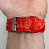 Patriotic American Watch with Red Band