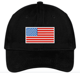 Black American Flag Hat