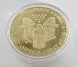 Gold President Trump MAGA Commemorative Coin