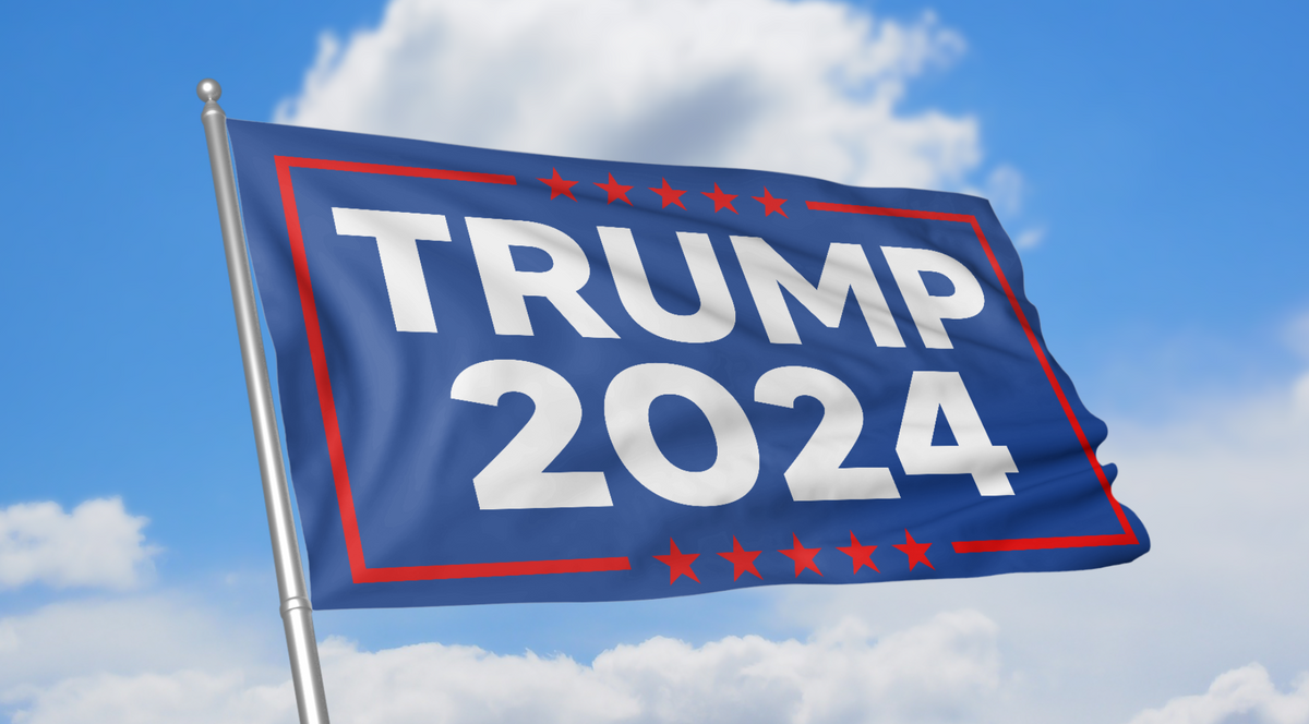 Trump 2025 Blue Flag Patriot Powered Products