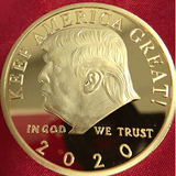 President Trump 2020 'Keep America Great' Re-Election Commemorative Gold Coin