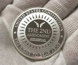 2nd Amendment Collectable Silver Coin - Subscriber Exclusive
