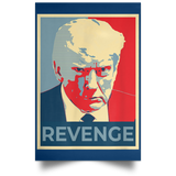 Trump REVENGE Mugshot Portrait Poster