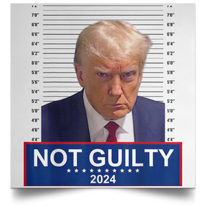 Trump NOT Guilty Square Poster