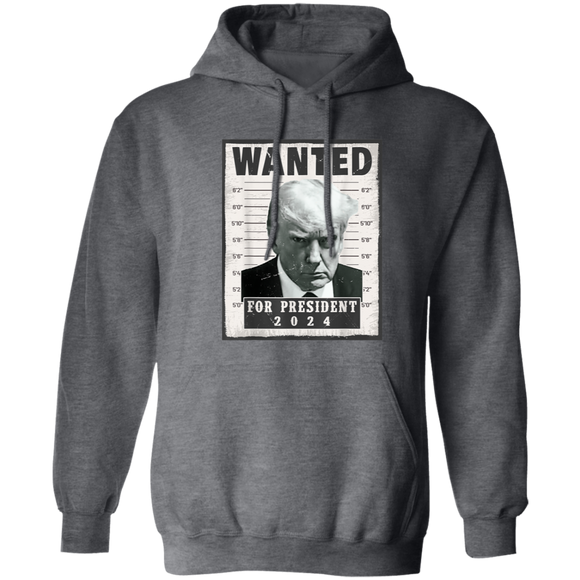 Trump WANTED Poster Pullover Hoodie
