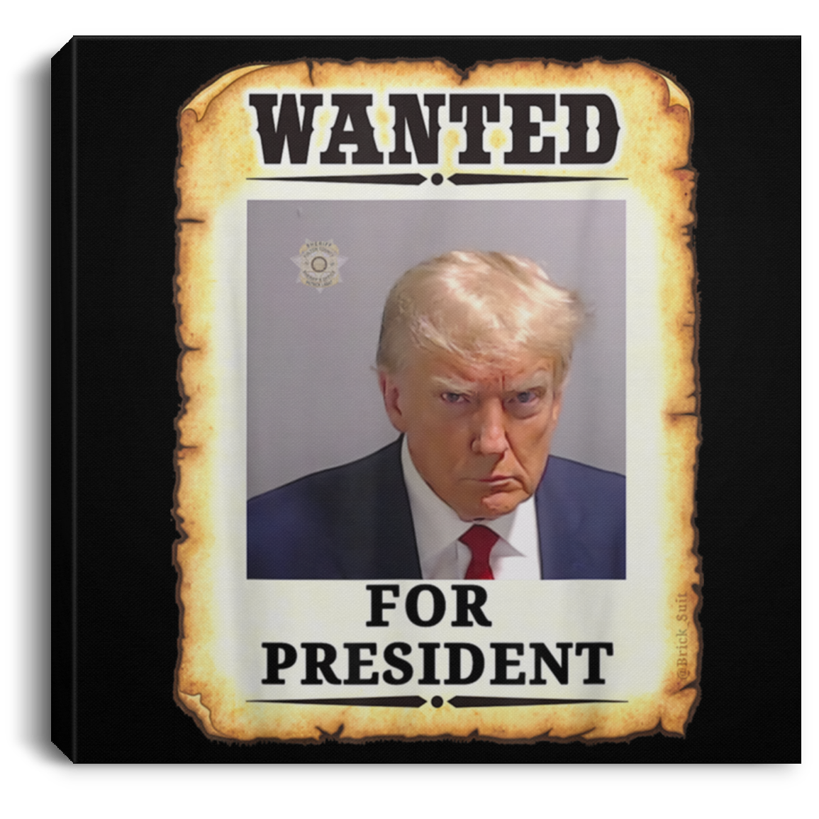 Trump Mugshot Wall Art – Patriot Powered Products