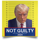 Trump NOT Guilty Square Poster