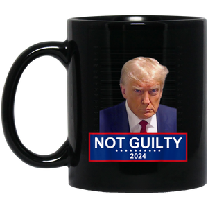 Trump NOT Guilty 2024  Black Mug