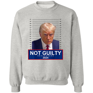 Trump NOT Guilty Pullover Crewneck Sweatshirt