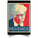 Trump REVENGE Mugshot Portrait Poster