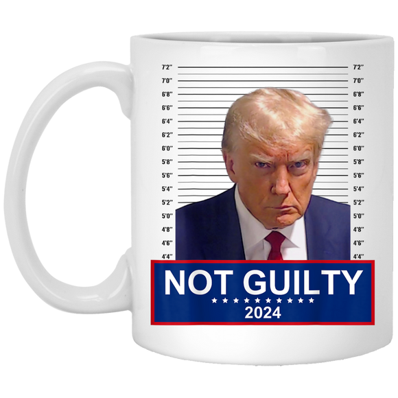 Trump NOT Guilty 2024 White Mug