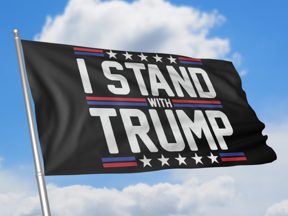 I Stand With Trump Flag