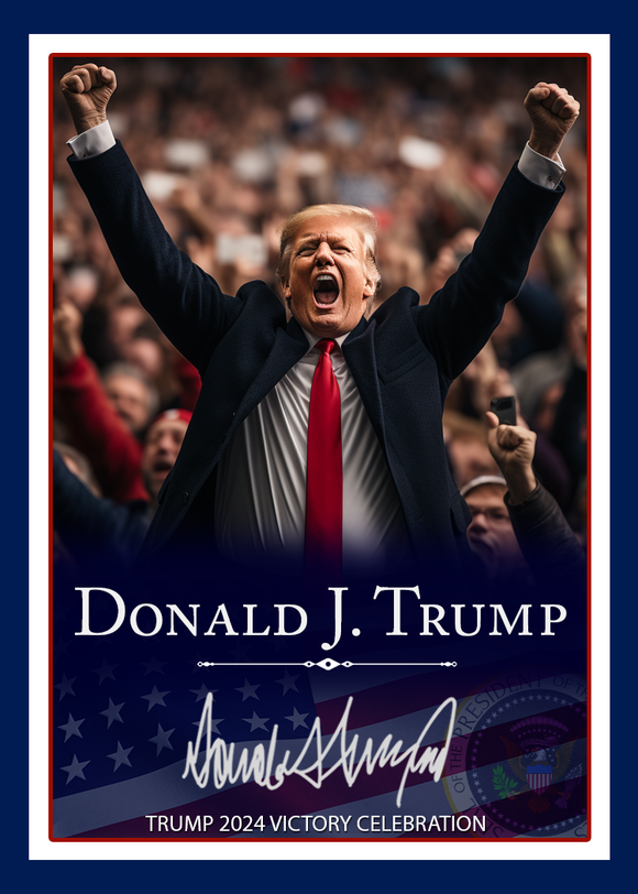 Trump 2024 Victory Trading Card - Subscriber Exclusive